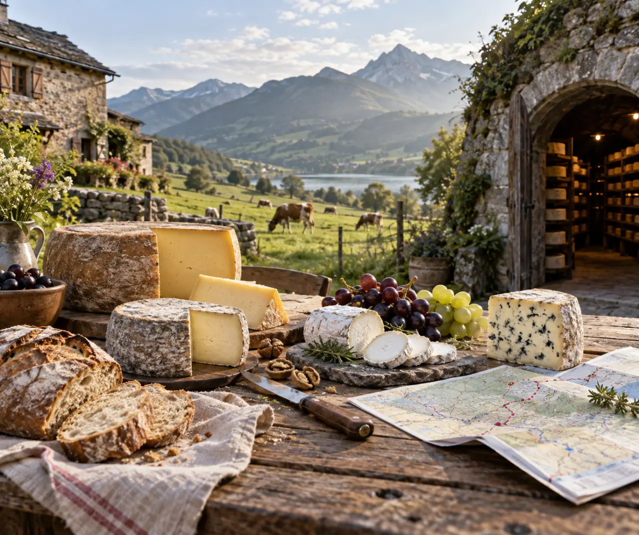 Organiser un voyage fromager en Europe : 7 à 10 jours entre terroirs, fermes et caves
