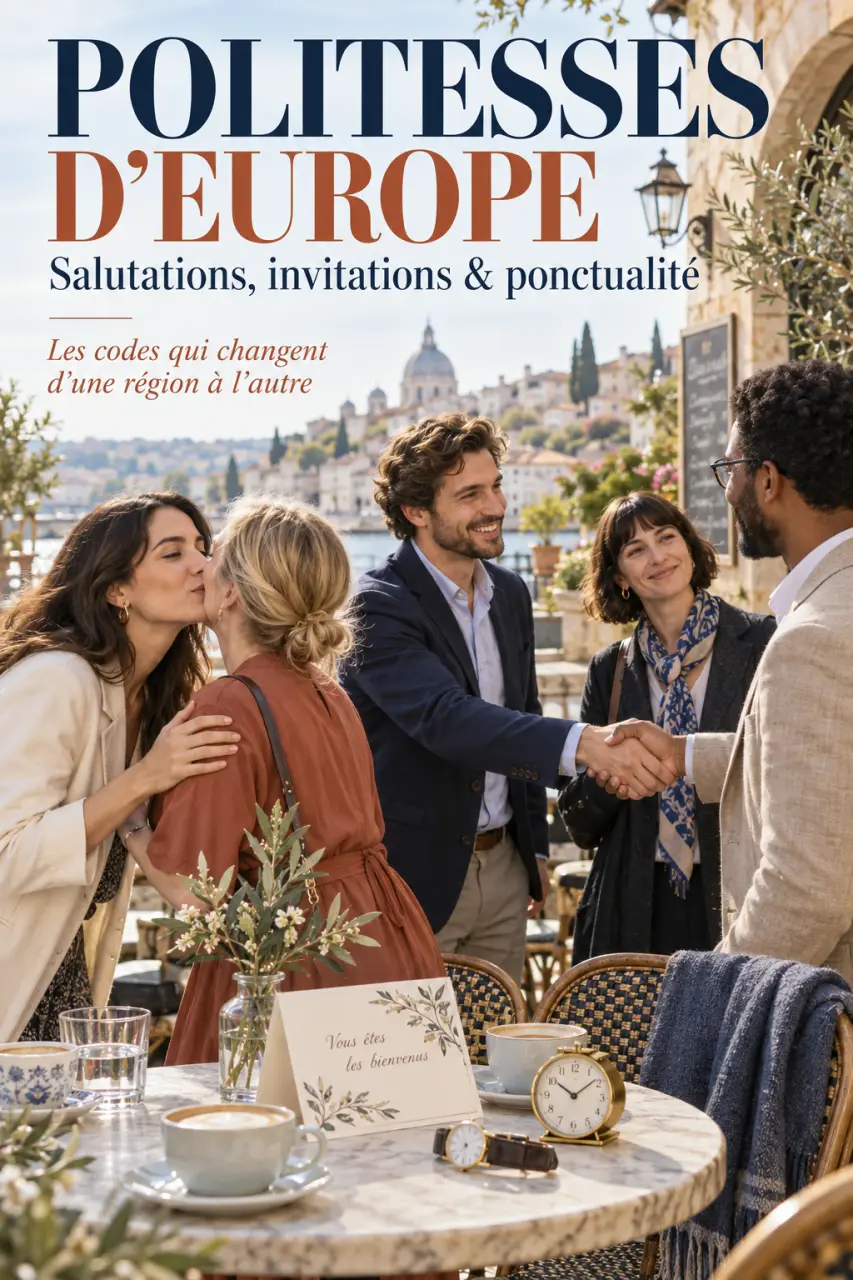 Quelles coutumes de politesse changent selon les régions d’Europe ? Salutations, invitations et ponctualité