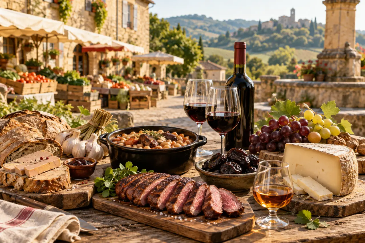 Gastronomie du Gers : spécialités, marchés et accords pour une escapade gourmande