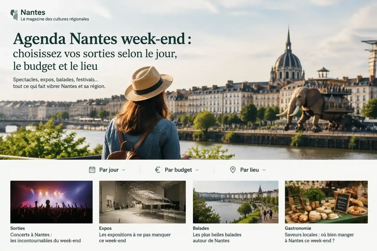 Agenda Nantes week-end : choisissez vos sorties selon le jour, le budget et le lieu
