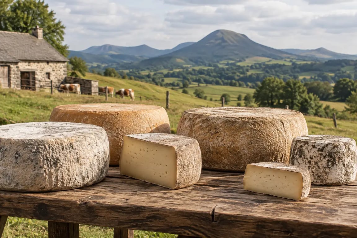 Auvergne villes villages : terroir fromager et paysages d’élevage