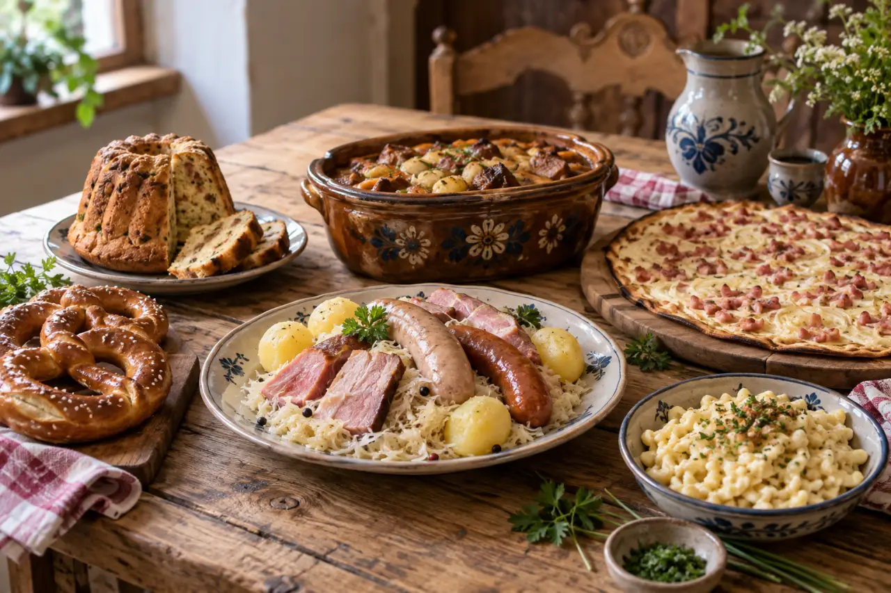Les plats alsaciens : six spécialités généreuses, de la choucroute au baeckeoffe