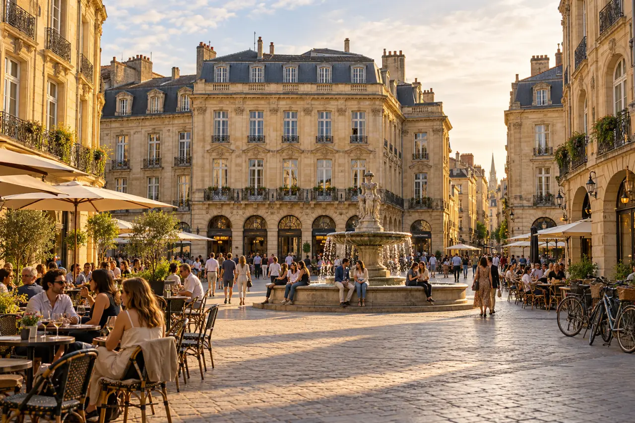 Quelle place de Bordeaux choisir ? Patrimoine, terrasses et ambiances de quartier