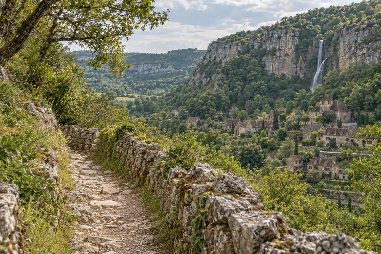 30 m de cascade et deux villages classés : le circuit entre Loubressac et Autoire