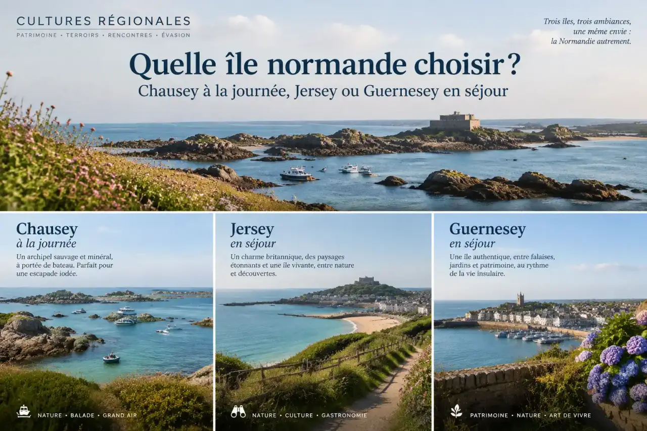 Quelle île normande choisir ? Chausey à la journée, Jersey ou Guernesey en séjour