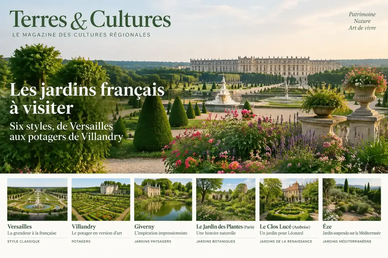 Les jardins français à visiter : six styles, de Versailles aux potagers de Villandry