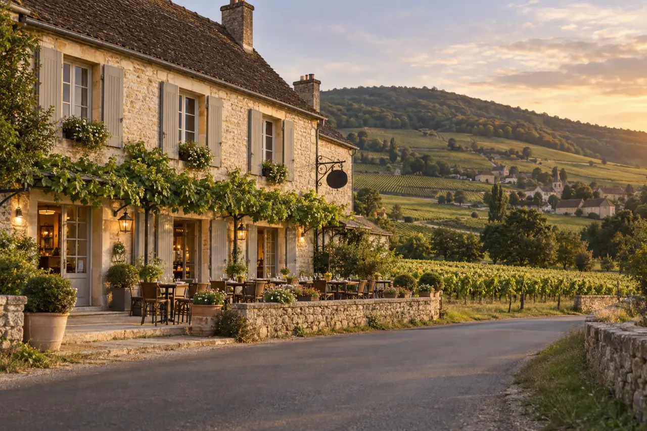 Auberge de la Route des Vins : une halte à 4 km de l'A6 pour goûter la Côte Chalonnaise